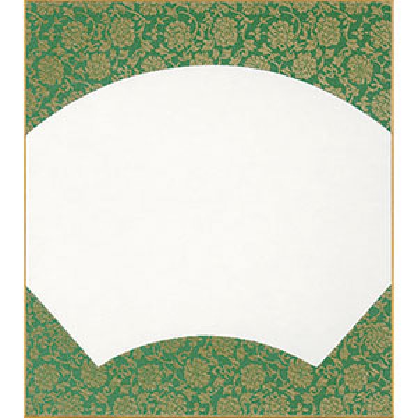 画像1: 大色紙 どんす紙 平外 緑　　10枚入 (1)