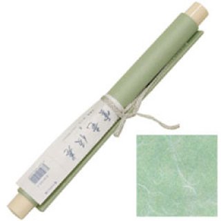 仮巻軸 書初 八つ切りサイズ（半切1/4・全紙1/8） 大礼 - 習字セット