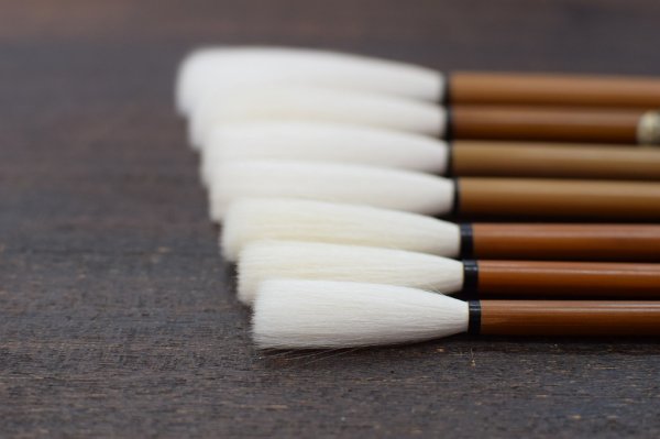 画像2: 大筆 寿昌4号 羊毛 宿浄陳霊品 久保田号 (2)