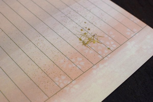 画像2: 夕桐写経用紙NO.5 色付き (2)