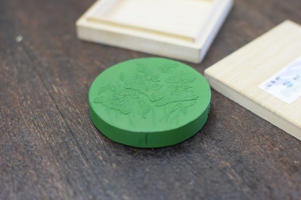 画像2: 彩華墨 白緑 限定品 (2)