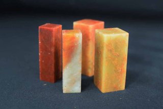朱砂紅凍石1.2×1.2×5cm - 習字セット・習字道具販売 習字屋