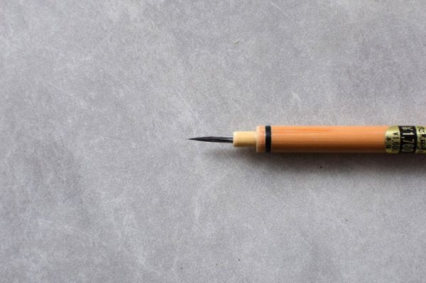 画像2: 筆耕用 小筆 寫藝 久保田号 狐毫 (2)