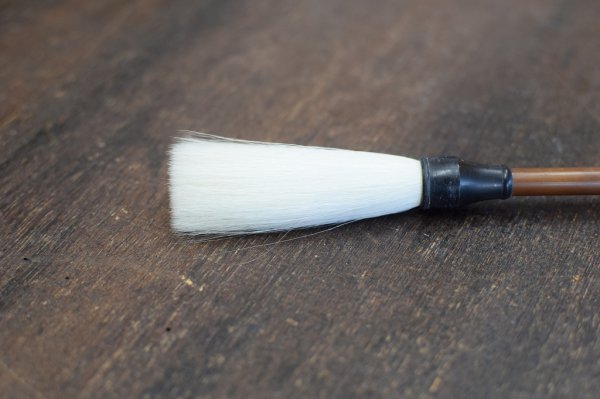 画像2: 細嫩光鋒4号　呉昌碩用筆　武林邵芝巖　唐筆/羊毛 (2)