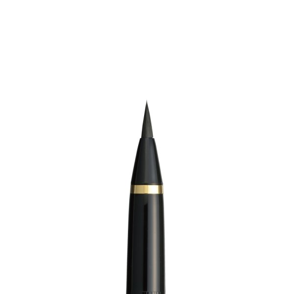 画像2: 呉竹万年毛筆　漆調　赤軸 (2)